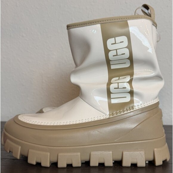 UGG SZ 6 Women Classic Brellah Water Repellent Boot Mustard Seed/Jasmine Color - Picture 7 of 12